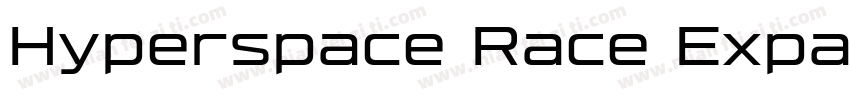 Hyperspace Race Expanded Bold字体转换